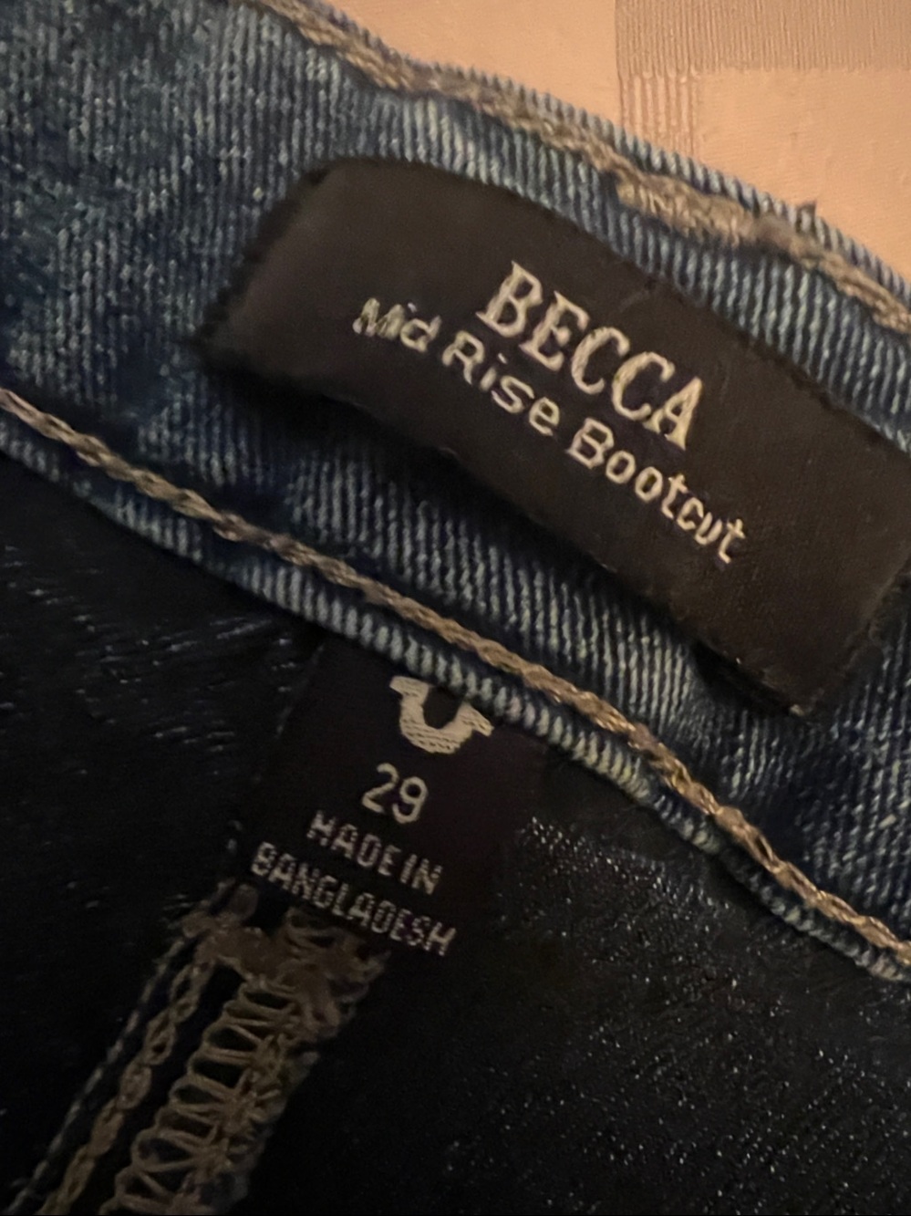 True Religion Women’s Becca Mid-Rise Bootcut 29 32 - Picture 5 of 6